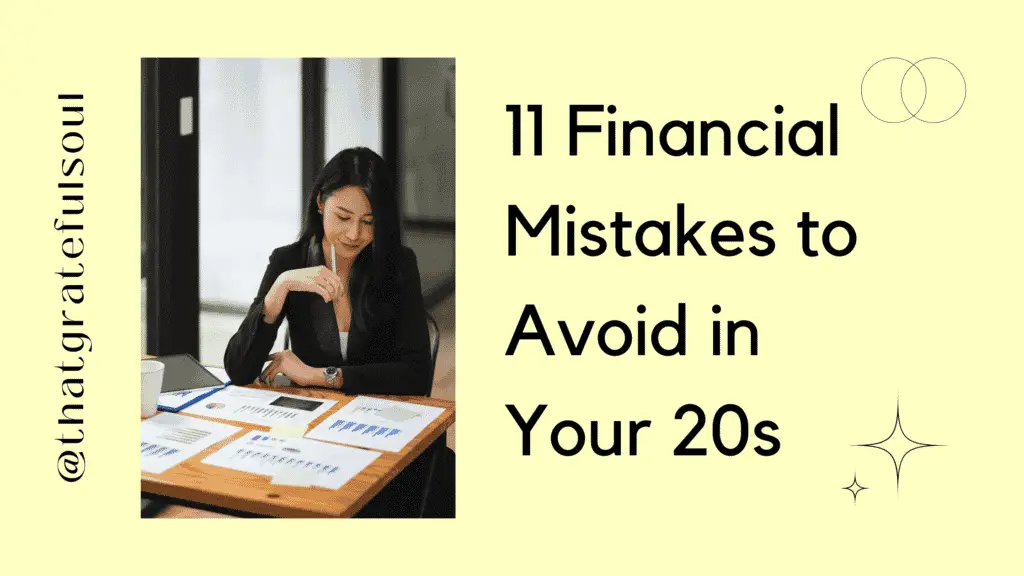 Common Financial Mistakes To Avoid In Your 30s