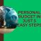 How To Create A Personal Budget That Works