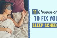 11 Proven Steps to Fix Your Sleep Schedule | Develop Good Habits Tips For Maintaining A Healthy Sleep Schedule