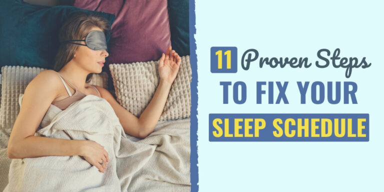 11 Proven Steps to Fix Your Sleep Schedule | Develop Good Habits Tips For Maintaining A Healthy Sleep Schedule