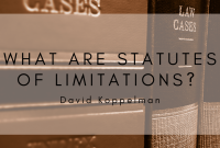Statute of Limitations: Legal Definition, Rationale, Tolling and the ... What Is The Statute Of Limitations In Law