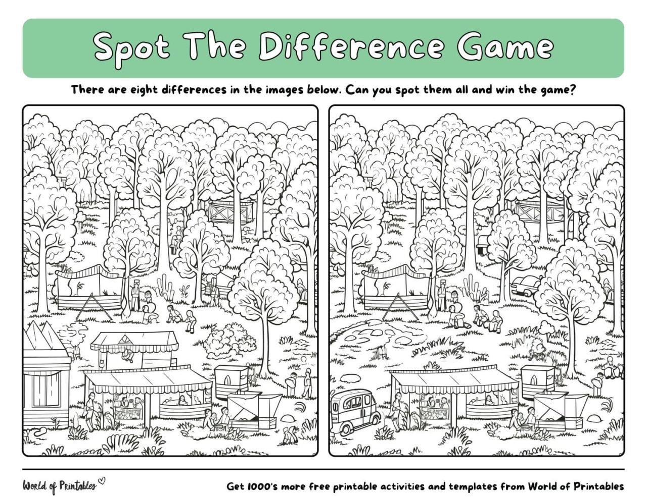 Free Printable Spot The Difference Puzzles For Adults | All FREE Printables How To Improve Battery Life On Smartphones